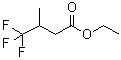 Ethyl 4,4,4-trifluoro-3-methylbutanoate molecular structure (CAS 6975-13-9)