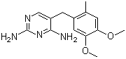 结构式 CAS# 6981-18-6, 奥美普林; 5-(4,5-二甲氧基-2-甲基苄基)-2,4-二氨嘧啶