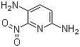 结构式 CAS# 69825-83-8, 6-硝基-2,5-二氨基吡啶