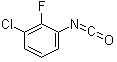 structure of CAS# 69922-25-4, 3-Chloro-2-fluorophenyl isocyanate;3-Chloro-1-isocyanato-2-fluorobenzene; 3-Chloro-2-fluoro-1-isocyanatobenzene