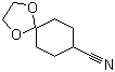 structure of CAS# 69947-09-7, 1,4-Dioxaspiro[4.5]decane-8-carbonitrile;4-Cyanocyclohexanone cyclic ethylene acetal