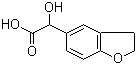structure of CAS# 69999-15-1, 2,3-Dihydro-alpha-hydroxy-5-benzofuranacetic acid