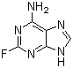 结构式 CAS# 700-49-2, 2-氟-6-氨基嘌呤; 2-氟腺嘌呤