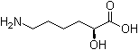 (R)-6-氨基-2-羟基己酸分子结构 (CAS 70035-06-2)
