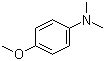 structure of CAS# 701-56-4, N,N-Dimethyl-4-methoxyaniline;N,N-Dimethylanisidine; NSC 86670; p-(Dimethylamino)anisole; p-Methoxy-N,N-dimethylaniline