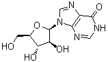 结构式 CAS# 7013-16-3, 阿糖肌苷
