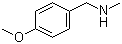 structure of CAS# 702-24-9, N-(4-Methoxybenzyl)-N-methylamine