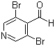 structure of CAS# 70201-42-2, 3,5-Dibromopyridine-4-carboxaldehyde;3,5-Dibromo-4-pyridinecarboxaldehyde