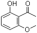 structure of CAS# 703-23-1, 2'-Hydroxy-6'-methoxyacetophenone;1-(2-Hydroxy-6-methoxyphenyl)ethanone; 6'-Hydroxy-2'-methoxyacetophenone