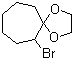 structure of CAS# 70562-63-9, 6-Bromo-1,4-dioxaspiro[4.6]undecane;2-Bromocycloheptanone ethylene ketal; NSC 148968