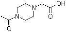 structure of CAS# 705941-45-3, (4-Acetylpiperazin-1-yl)acetic acid