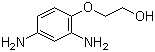 structure of CAS# 70643-19-5, 2,4-Diaminophenoxyethanol;2-(2,4-Diaminophenoxy)ethanol; 2-(2',4'-Diaminophenoxy)ethanol