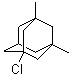 结构式 CAS# 707-36-8, 1-氯-3,5-二甲基金刚烷; 5-氯-1,3-二甲基金刚烷