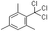 结构式 CAS# 707-74-4, 1,3,5-三甲基-2-(三氯甲基)苯