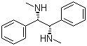 结构式 CAS# 70749-06-3, (1S,2S)-N,N'-二甲基-1,2-二苯基-1,2-乙二胺