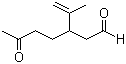 structure of CAS# 7086-79-5, 3-Isopropenyl-6-oxoheptanal;3-(1-Methylethenyl)-6-oxoheptanal; Limononaldehyde