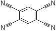 structure of CAS# 712-74-3, 1,2,4,5-Benzenetetracarbonitrile;1,2,4,5-Benzenetetranitrile; 1,2,4,5-Tetracyanobenzene; Pyromellitic acid tetranitrile; Pyromellitic nitrile; Pyromellitic tetranitrile; Pyromellitotetranitrile; TCNB; sym-Tetracyanobenzene