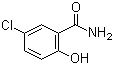 结构式 CAS# 7120-43-6, 5-氯水杨酰胺; 5-氯-2-羟基苯甲酰胺