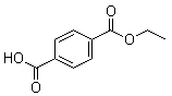 structure of CAS# 713-57-5, 4-(Ethoxycarbonyl)benzoic acid;Ethyl 4-carboxybenzoate; Ethyl hydrogen terephthalate; Monoethyl terephthalate