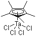 structure of CAS# 71414-47-6, Pentamethylcyclopentadienyltantalum tetrachloride;Tetrachloropentamethylcyclopentadienyltantalum(V)