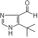 structure of CAS# 714273-83-3, 5-(1,1-Dimethylethyl)-1H-imidazole-4-carboxaldehyde