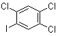 structure of CAS# 7145-82-6, 1,2,4-Trichloro-5-iodobenzene;2,4,5-Trichloro-1-iodobenzene; 2,4,5-Trichloroiodobenzene; NSC 74997