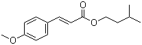 structure of CAS# 71617-10-2, Isopentyl 4-methoxycinnamate;Isoamyl p-methoxycinnamate; Isopentyl p-methoxycinnamate; 3-Methylbutyl (E)-3-(4-methoxyphenyl)prop-2-enoate
