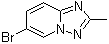 结构式 CAS# 7169-95-1, 6-溴-2-甲基-[1,2,4]三氮唑并[1,5-a]吡啶