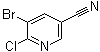 3-Bromo-2-chloro-5-cyanopyridine molecular structure (CAS 71702-01-7)