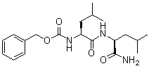 structure of CAS# 71800-39-0, N-[(Phenylmethoxy)carbonyl]-L-leucyl-L-leucinamide;NSC 89646