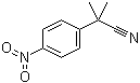 结构式 CAS# 71825-51-9, alpha,alpha-二甲基-4-硝基苯乙腈