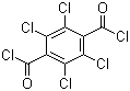 structure of CAS# 719-32-4, 2,3,5,6-Tetrachloroterephthaloyl chloride