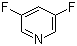 3,5-Difluoropyridine molecular structure (CAS 71902-33-5)