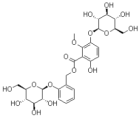 结构式 CAS# 71953-77-0, 一枝黄花酚甙