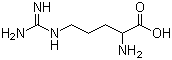 structure of CAS# 7200-25-1, DL-Arginine;DL-2-Amino-5-guanidinopentanoic acid