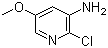 3-Amino-2-chloro-5-methoxypyridine molecular structure (CAS 720666-45-5)