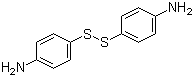structure of CAS# 722-27-0, 4,4'-Dithiodianiline;4-Aminophenyl disulfide; 4-[(4-Aminophenyl)disulfanyl]aniline