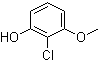 结构式 CAS# 72232-49-6, 2-氯-3-甲氧基苯酚