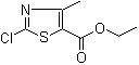 structure of CAS# 7238-62-2, 2-Chloro-4-methylthiazole-5-carboxylic acid ethyl ester;Ethyl 2-chloro-4-methyl-1,3-thiazole-5-carboxylate; 2-Chloro-4-methyl-5-ethoxycarbonylthiazole
