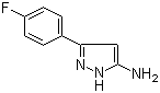 结构式 CAS# 72411-52-0, 3-(4-氟苯基)-1H-吡唑-5-胺; 5-氨基-3-(4-氟苯基)吡唑
