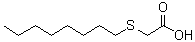 (Octylthio)acetic acid molecular structure (CAS 7252-60-0)