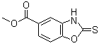 structure of CAS# 72730-39-3, Methyl 2-thioxo-2,3-dihydrobenzo[d]oxazole-5-carboxylate