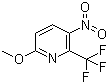 结构式 CAS# 727993-33-1, 6-甲氧基-3-硝基-2-(三氟甲基)吡啶