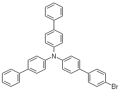 结构式 CAS# 728039-63-2, N,N-双(联苯-4-基)-4'-溴联苯-4-胺