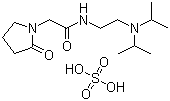 structure of CAS# 72869-16-0, Pramiracetam sulfate;N-[2-[Bis(1-methylethyl)amino]ethyl]-2-oxo-1-pyrrolidineacetamide sulfate; Amacetam sulfate