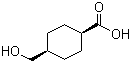 结构式 CAS# 73094-35-6, cis-4-(羟甲基)环己烷羧酸