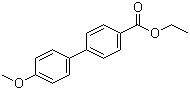 Ethyl 4'-methoxy-1,1'-biphenyl-4-carboxylate molecular structure (CAS 732-80-9)