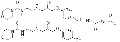 结构式 CAS# 73210-73-8, 富马酸扎莫特罗