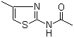 structure of CAS# 7336-51-8, 2-Acetamido-4-methylthiazole;N-(4-Methylthiazol-2-yl)acetamide; NSC 133181