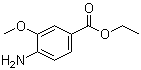 结构式 CAS# 73368-41-9, 4-氨基-3-甲氧基苯甲酸乙酯